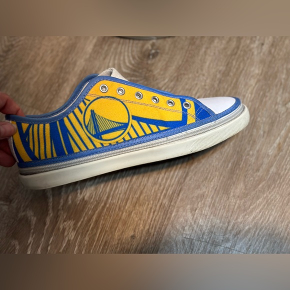 Soyoto golden state warrioes zip all around shoes men size 9 - Picture 9 of 10
